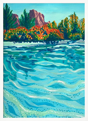 Tablou înramat „Sedona” de Pauline Wegman | Key and Sea Creative
