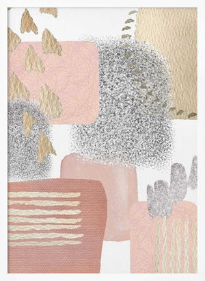 Tablou înramat „Delicate Pink-2” de Sally Ann Moss