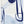 Tablou înramat „Lines of Blue-3” de Sally Ann Moss