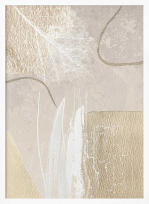 Tablou înramat „Calm Ivory-2” de Sally Ann Moss