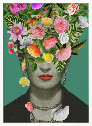 Tablou înramat „Floral Frida” de Frida Floral Studio