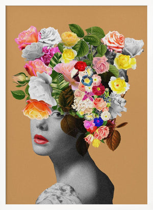 Tablou înramat „Floral portrait” de Frida Floral Studio