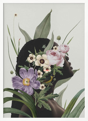 Tablou înramat „Purple flower” de Frida Floral Studio