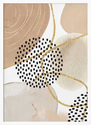 Tablou înramat „Jealous Beige-3” de Sally Ann Moss