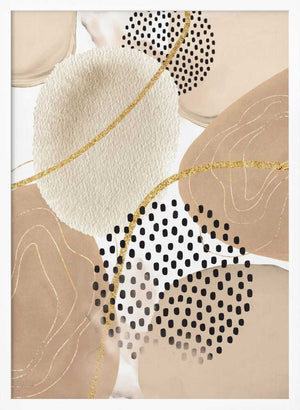 Tablou înramat „Jealous Beige-2” de Sally Ann Moss