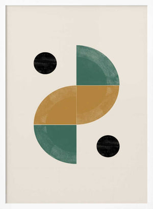 Tablou înramat „Geometric Harmony” de THE MIUUS STUDIO
