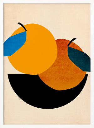 Tablou înramat „Two Oranges” de Kubistika