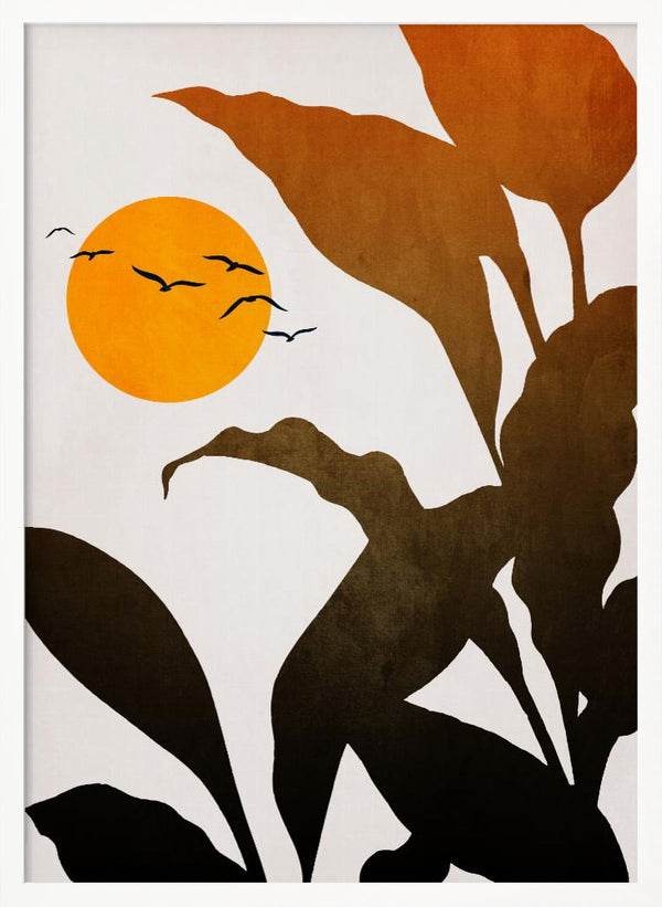 Tablou înramat „Mystic River” de Kubistika