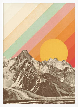 Tablou înramat „Mountainscape Nº1” de Florent Bodart