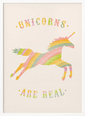 Tablou înramat „Unicorns Are Real” de Florent Bodart