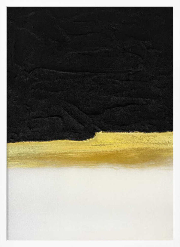 Tablou înramat „Black and White Golden Light” de Alyson Storms