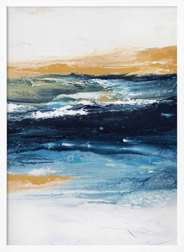 Tablou înramat „Rainbow Stripes 2” de Alyson Storms