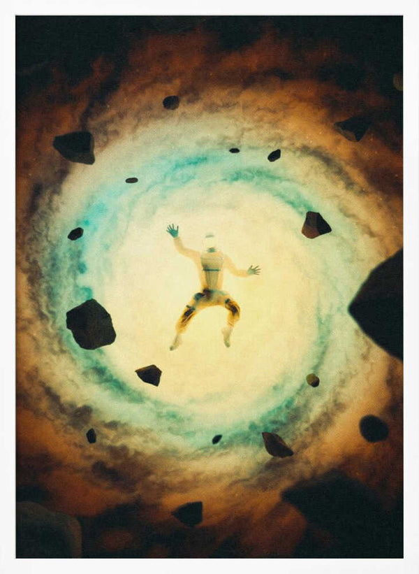 Tablou înramat „Falling Behind” de Taudalpoi