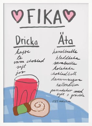 Tablou înramat „Swedish Fika Treats” de Athene Fritsch