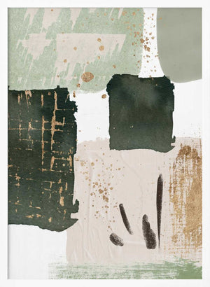 Tablou înramat „Green of Curiosity-4” de Sally Ann Moss