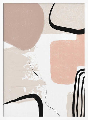 Tablou înramat „Smooth Shape 2” de Sally Ann Moss