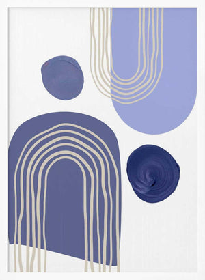 Tablou înramat „Boho Purple-1” de Sally Ann Moss