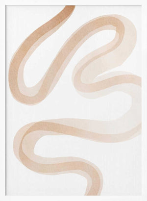 Tablou înramat „Squiggly Line Art” de Melloi Art Prints