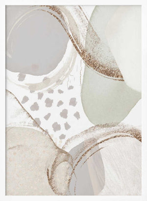Tablou înramat „Smooth Neutral 3” de Sally Ann Moss