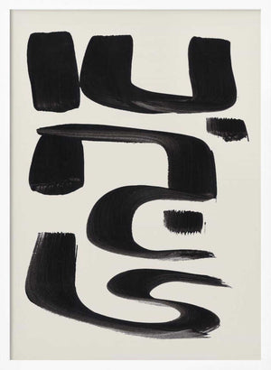 Tablou înramat „Abstract Arabic” de Ejaaz Haniff