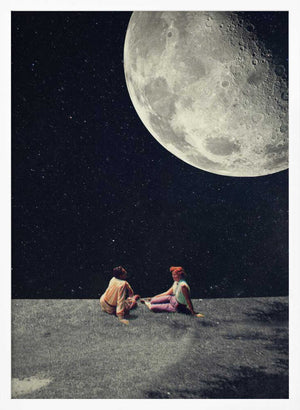Tablou înramat „I Gave You the Moon for a Smile” de Frank Moth