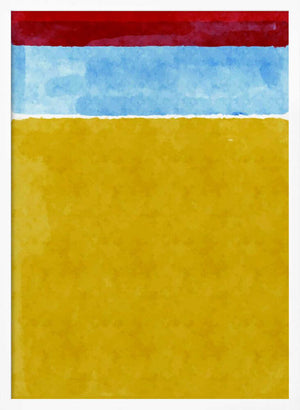 Tablou înramat „Minimal Watercolor #4” de jay stanley