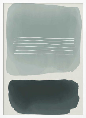 Tablou înramat „Watercolor Shapes Series #1” de jay stanley