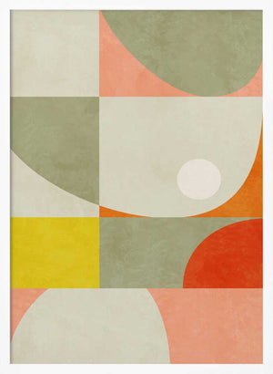 Tablou înramat „Summer Circles22 1 V” de Ana Rut Bre