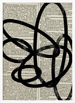 Tablou înramat „Abstract Paper III” de Studio Palette