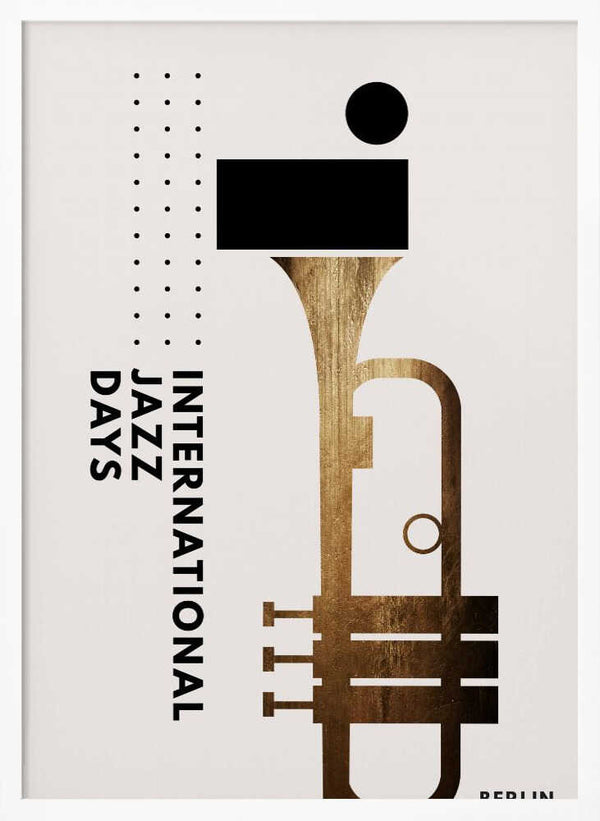 Tablou înramat „Jazzy Days 1” de Kubistika