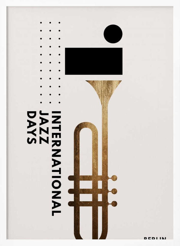 Tablou înramat „Jazzy Days 2” de Kubistika