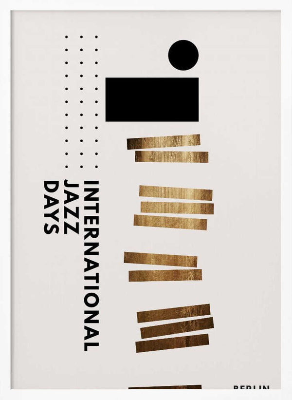 Tablou înramat „Jazzy Days 5” de Kubistika