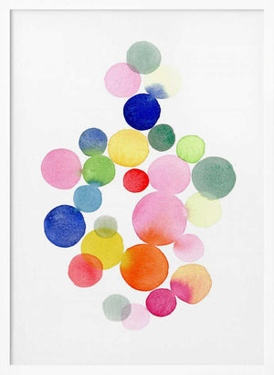 Tablou înramat „Bubbles” de Louise van Terheijden