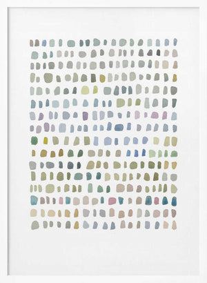 Tablou înramat „Pebbles” de Louise van Terheijden