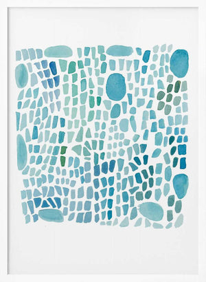 Tablou înramat „Seaglass” de Louise van Terheijden