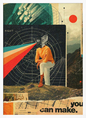Tablou înramat „You Can Make It Right” de Frank Moth