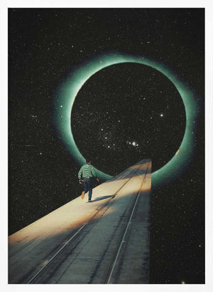 Tablou înramat „Escaping Into the Void” de Frank Moth