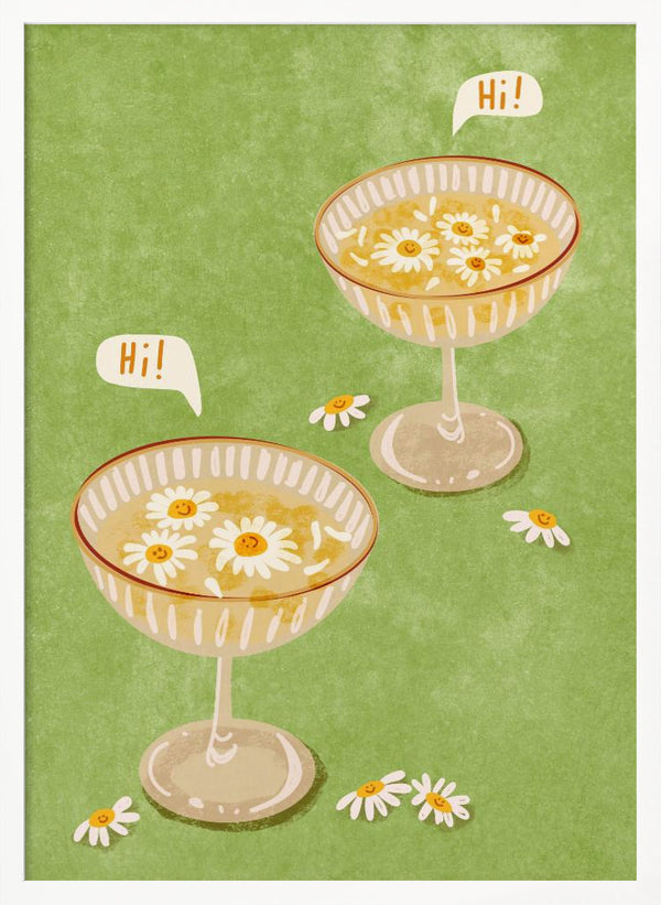 Tablou înramat „Hi” de Raissa Oltmanns