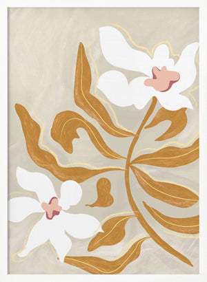 Tablou înramat „Flowerflowerflower” de Arty Guava