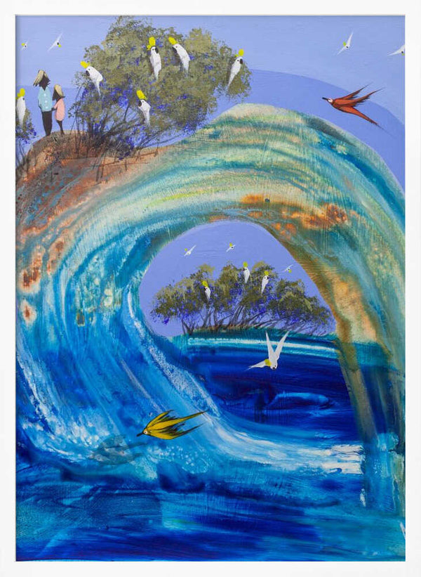 Tablou înramat „Flowing with you” de Adam Bogusz