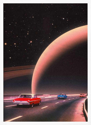 Tablou înramat „Saturn Traffic” de Taudalpoi
