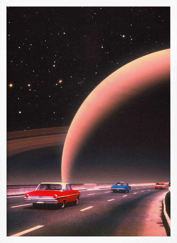 Tablou înramat „Saturn Traffic” de Taudalpoi