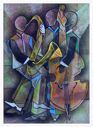 Tablou înramat „Full Jazz Playing” de Ricardo Maya