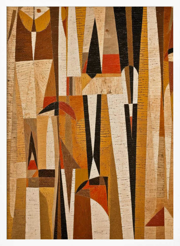 Tablou înramat „Geometric Harmony” de Treechild