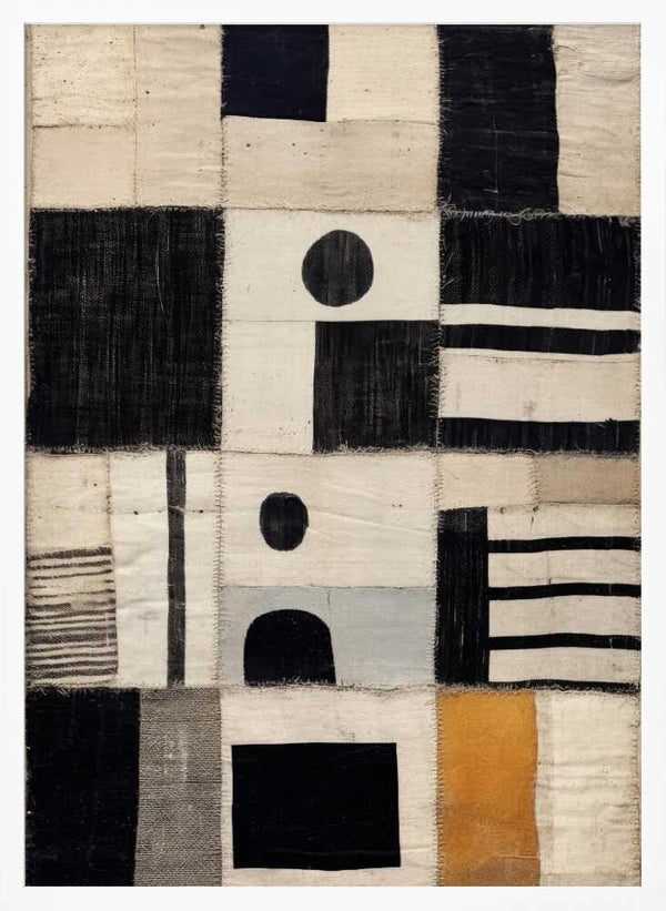 Tablou înramat „Patchwork Symphony” de Treechild