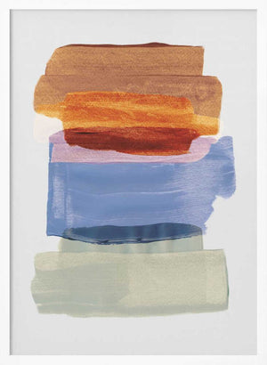Tablou înramat „Abstract Brush Strokes 49 A1” de Mareike Böhmer