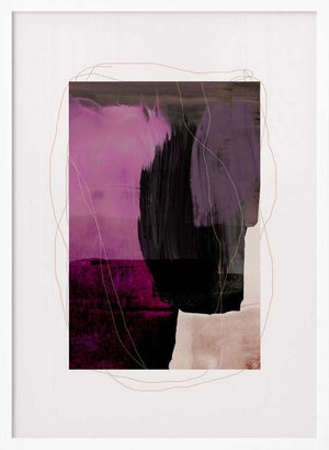 Tablou înramat „Abstract Brush Strokes 77” de Mareike Böhmer