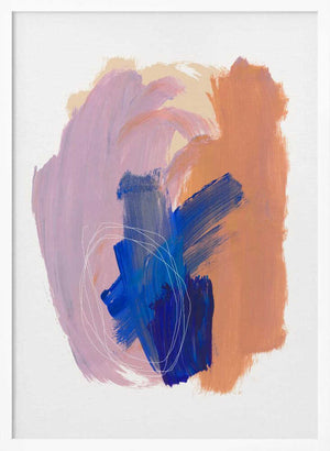 Tablou înramat „Abstract Brush Strokes 90” de Mareike Böhmer
