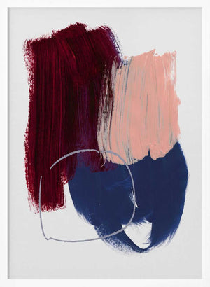 Tablou înramat „Abstract Brush Strokes 10x 300dpi” de Mareike Böhmer