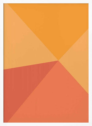 Tablou înramat „Four Triangles” de Oju Design